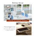 Fashion White Staff Office Buffer Buffin Combination Work Desk